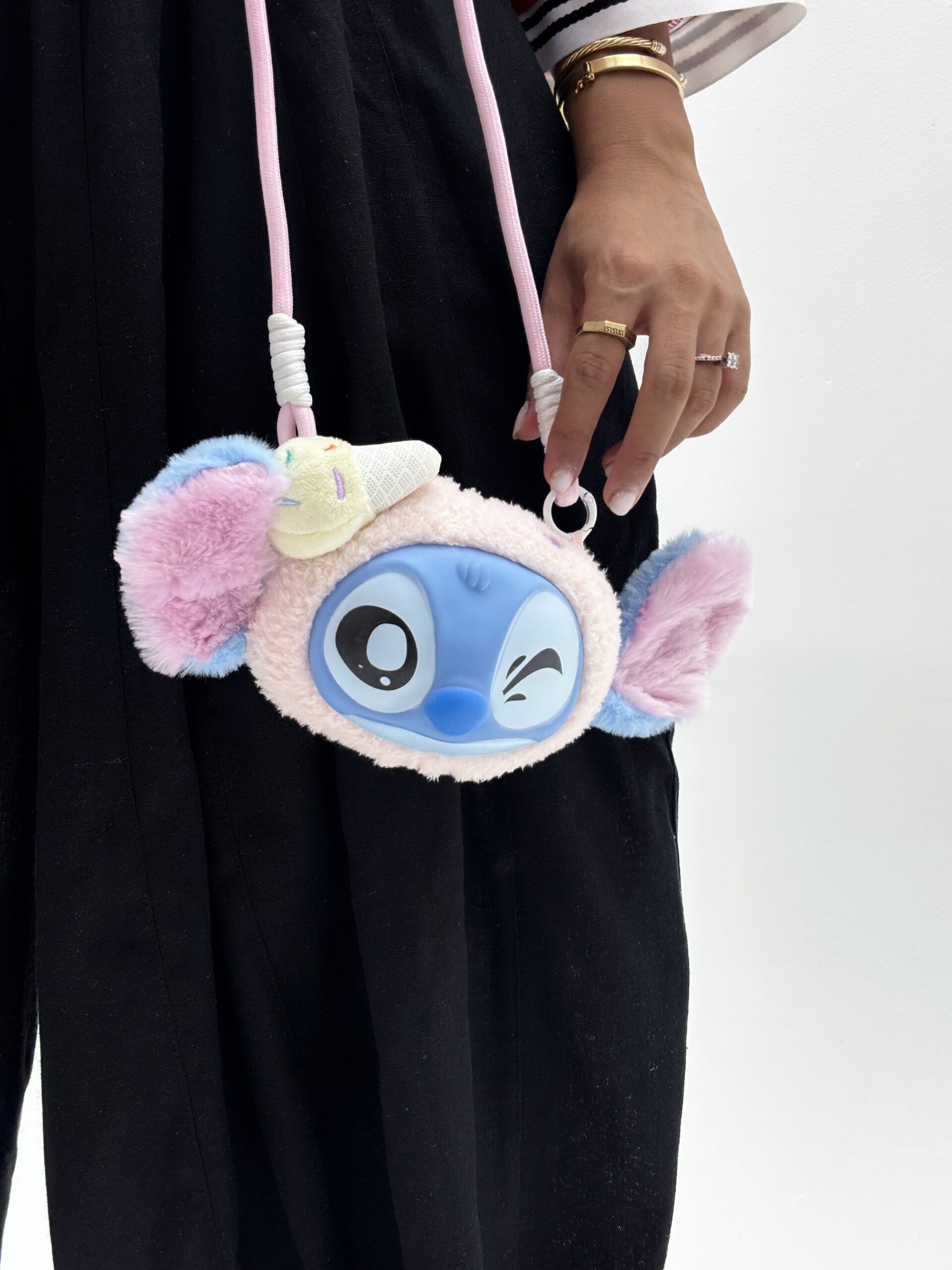 Women's Stitch Doll Shoulder Bag, Teddy Plush, 6 Colors, Everyday Carry